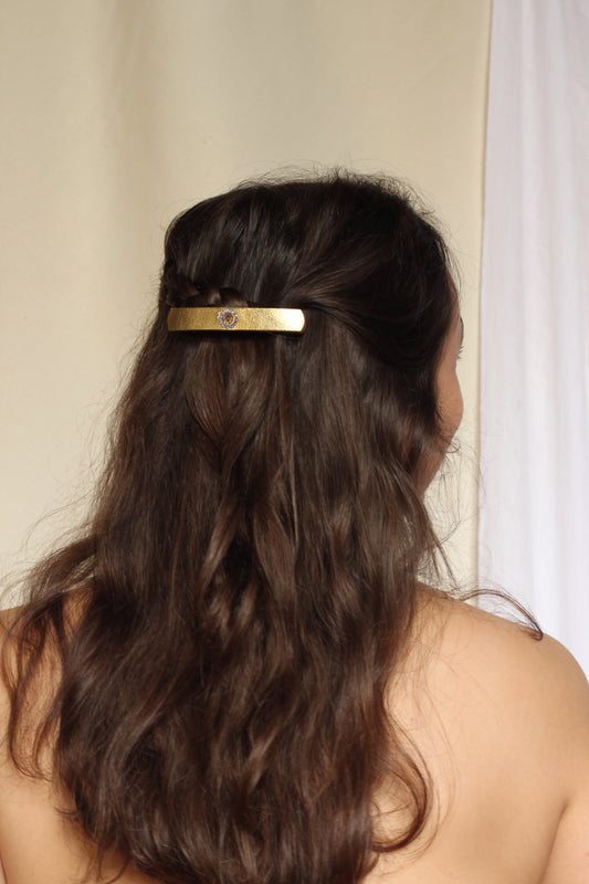 La Barrette Attachante - Métallisé Gold