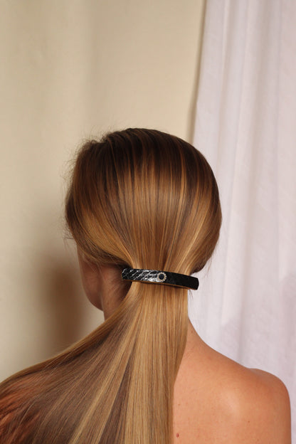 The Attaching Barrette - Fir Green 