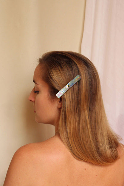 The Attaching Barrette - Fir Green 