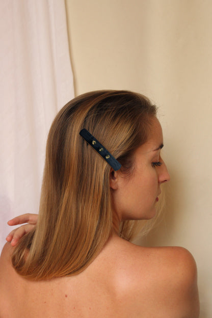 The Attaching Barrette - Fir Green 