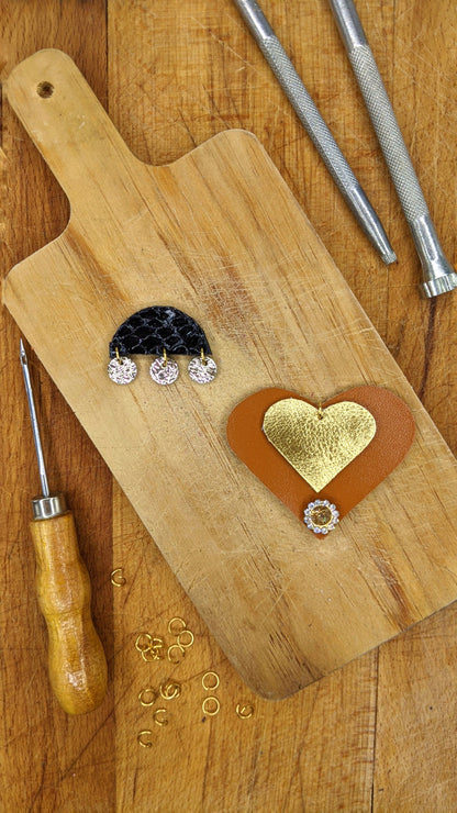 Atelier Créatif Maroquinerie - Personnalisation Boucles d'Oreille