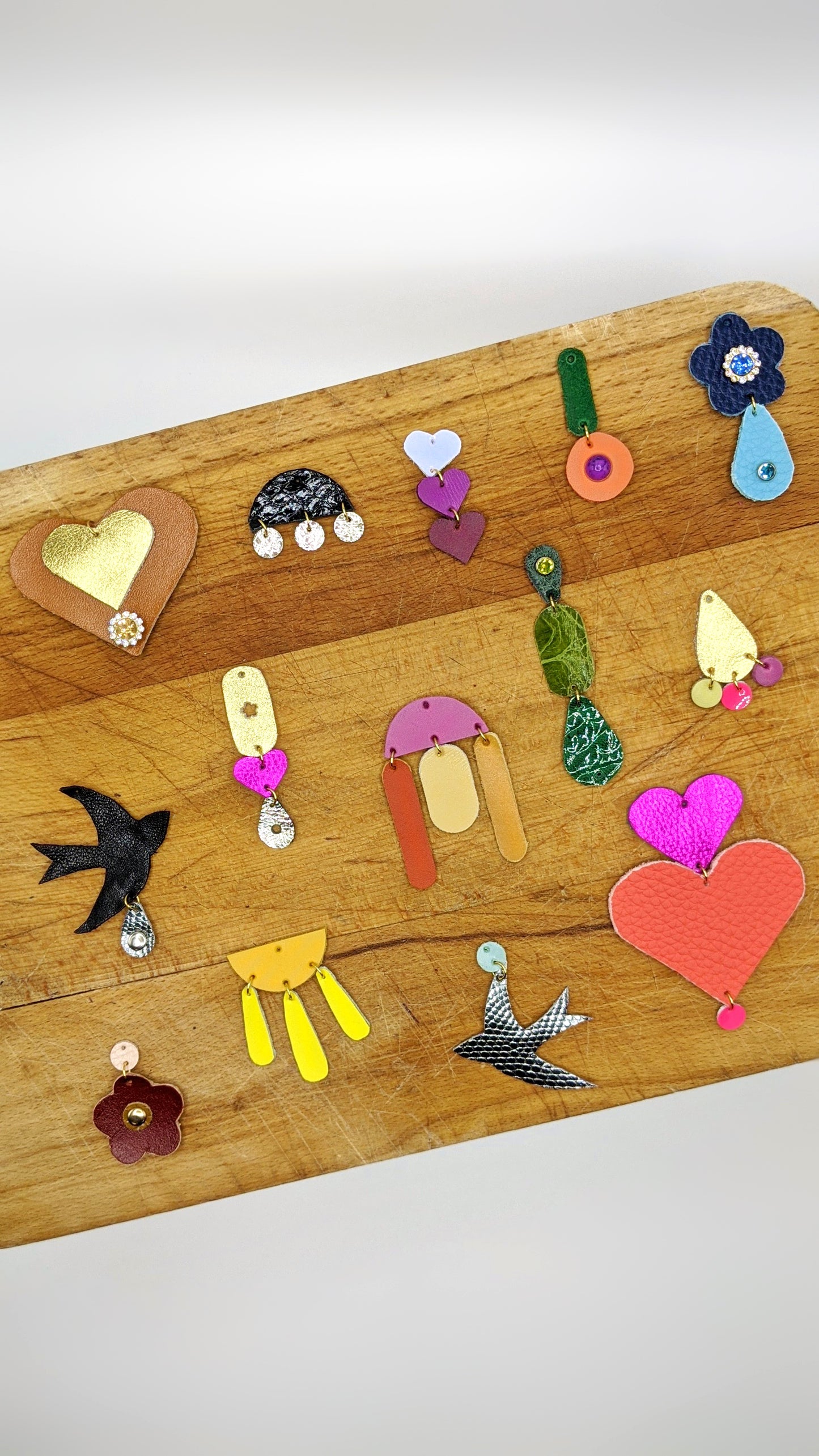 Atelier Créatif Maroquinerie - Personnalisation Boucles d'Oreille