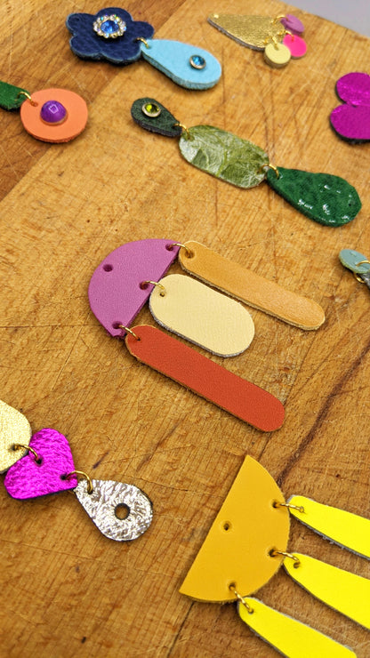 Atelier Créatif Maroquinerie - Personnalisation Boucles d'Oreille