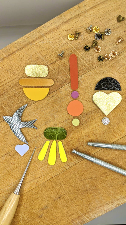 Atelier Créatif Maroquinerie - Personnalisation Boucles d'Oreille