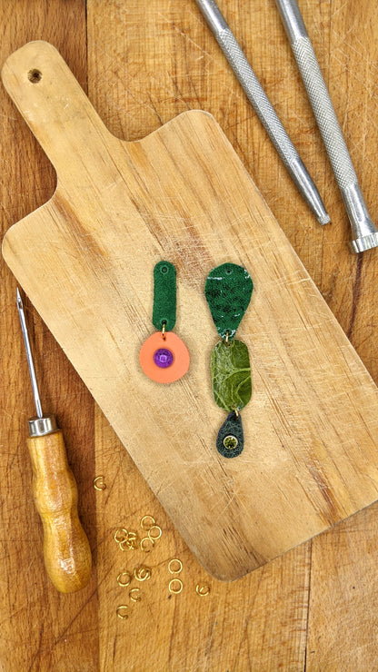 Atelier Créatif Maroquinerie - Personnalisation Boucles d'Oreille