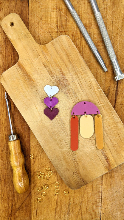 Atelier Créatif Maroquinerie - Personnalisation Boucles d'Oreille