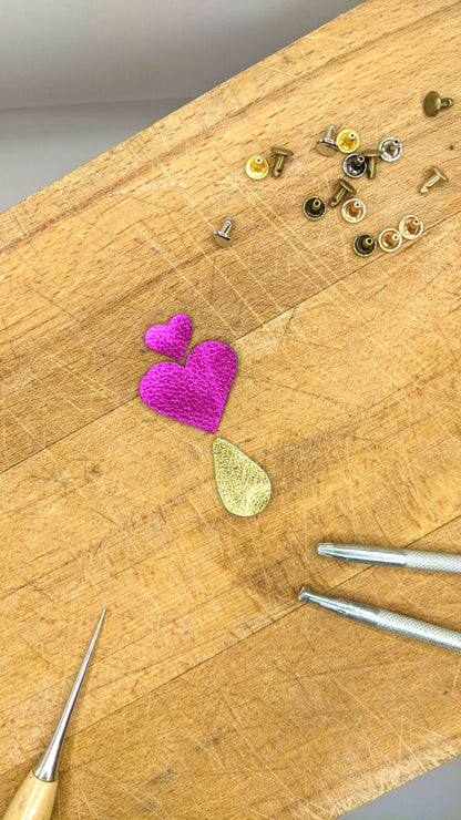 Atelier Créatif Maroquinerie - Personnalisation Boucles d'Oreille