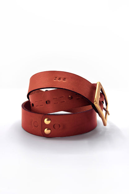 Atelier Créatif Maroquinerie - Personnalisation Ceinture Cuir