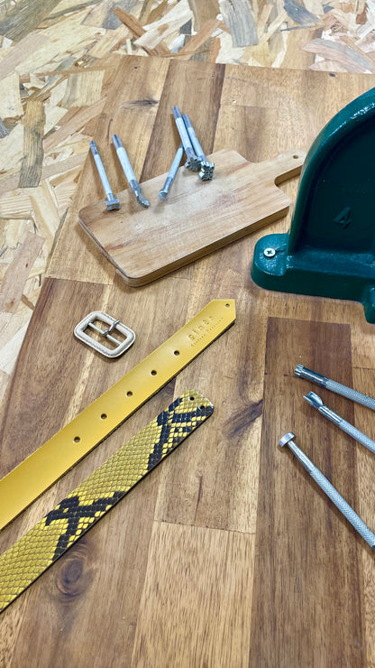 Atelier Créatif Maroquinerie - Personnalisation Ceinture Cuir