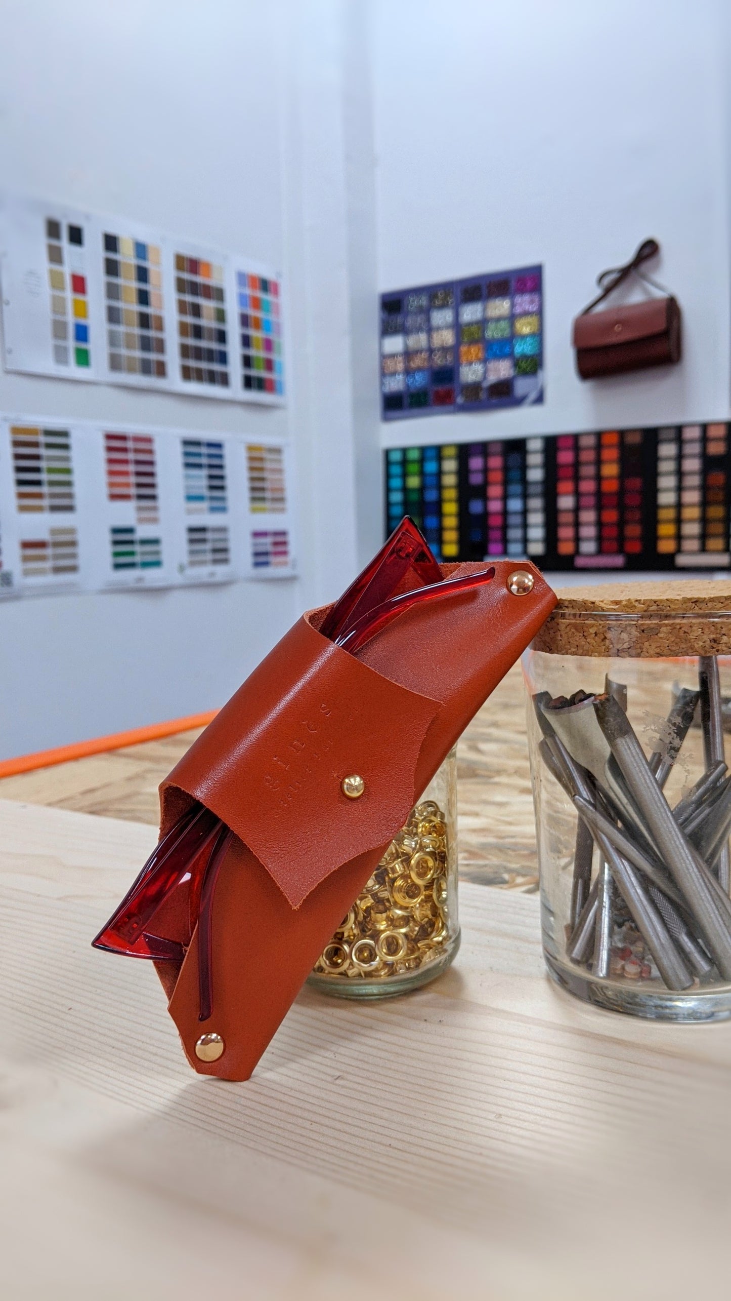 Etui à Lunette - Terracotta