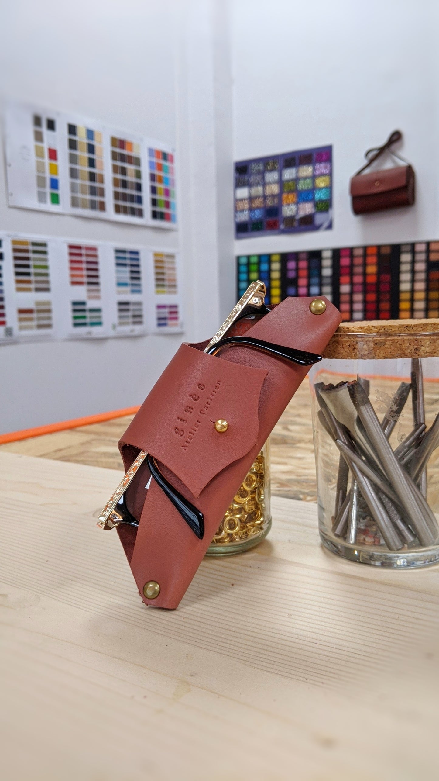 Etui à Lunette - Vieux Rose