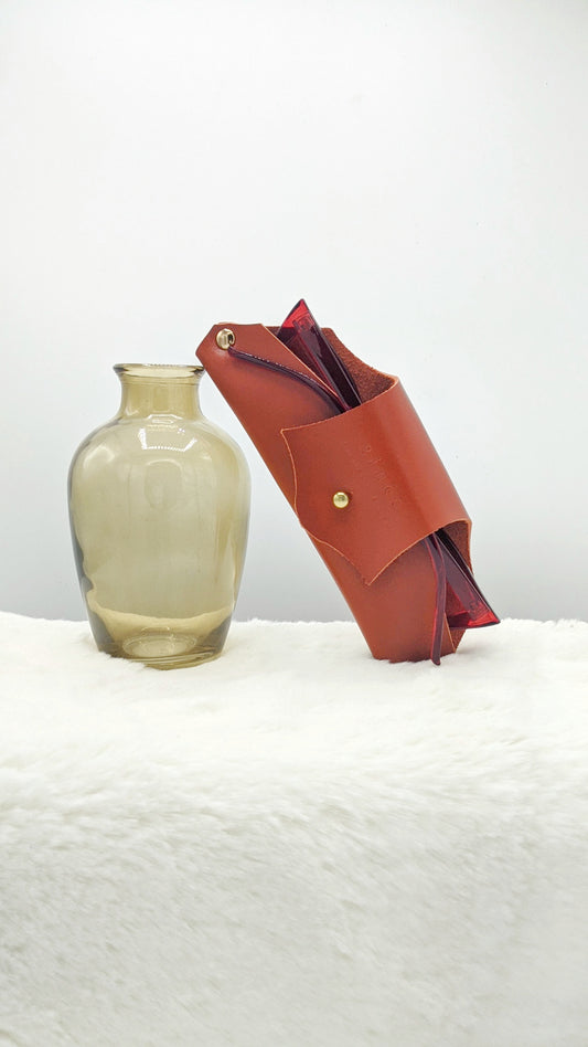 Etui à Lunette - Terracotta