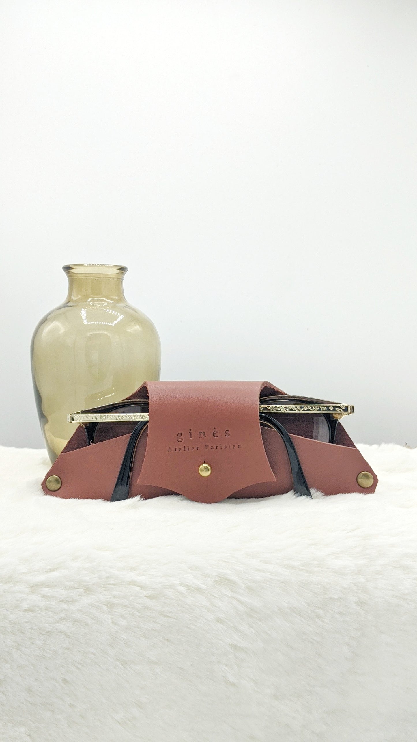 Etui à Lunette - Vieux Rose