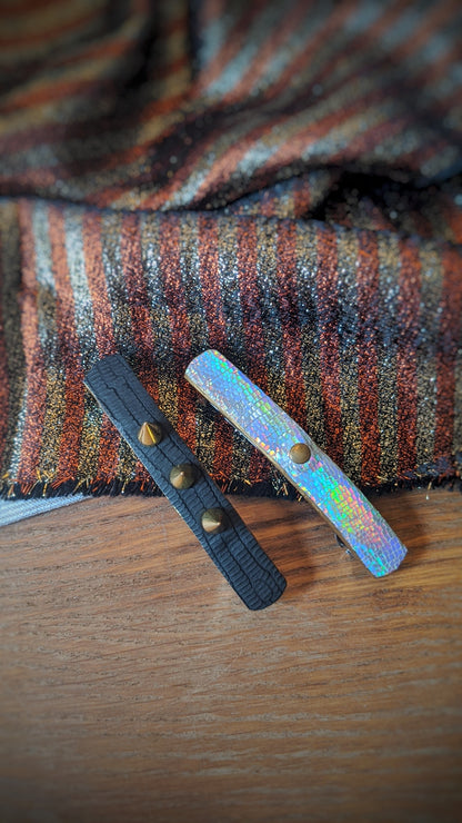 The Attaching Barrette - Fir Green 