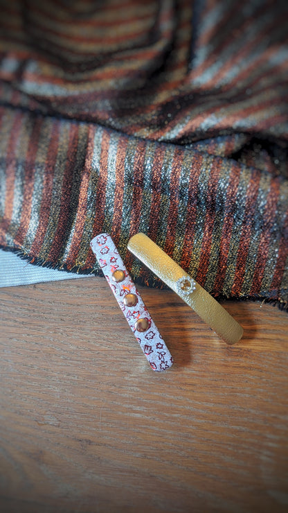 The Attaching Barrette - Fir Green 