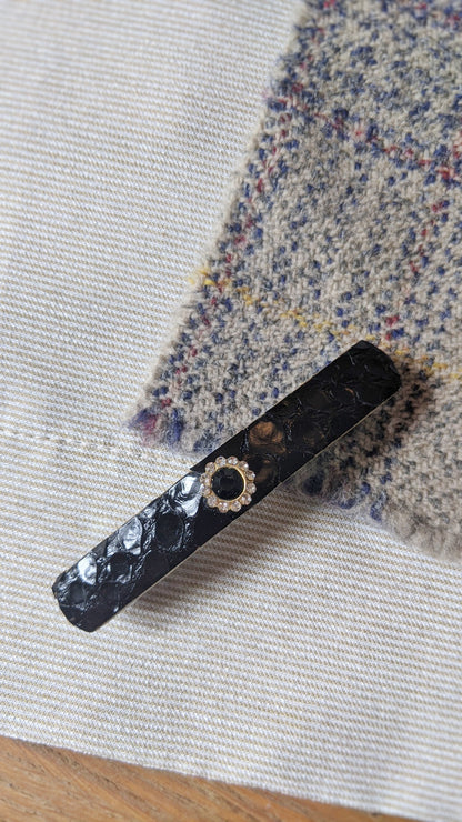 The Attaching Barrette - Fir Green 