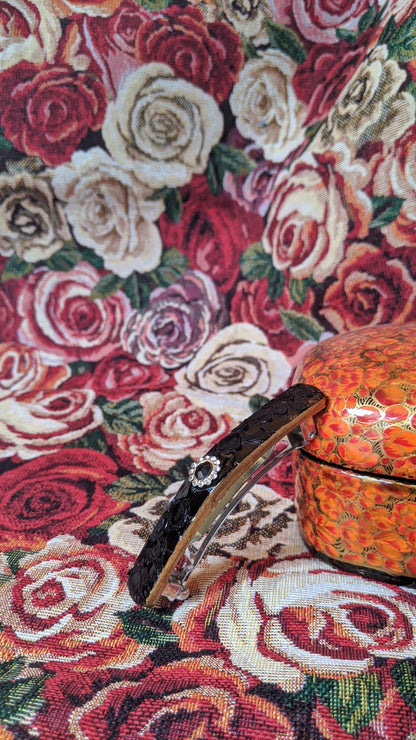 The Attaching Barrette - Fir Green 