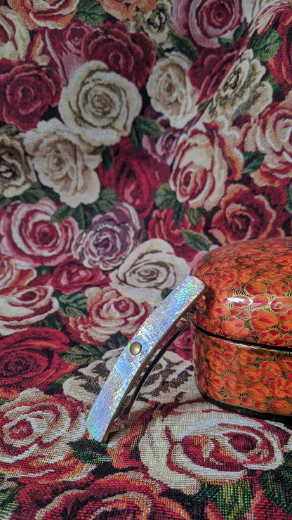 The Attaching Barrette - Fir Green 