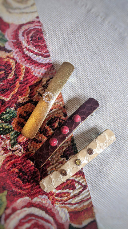 The Attaching Barrette - Fir Green 