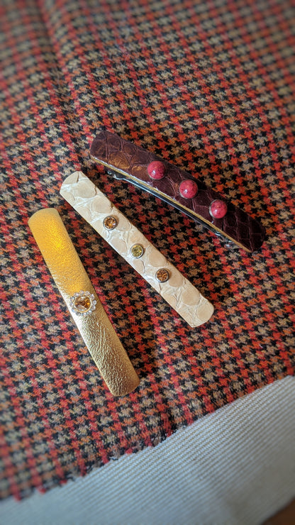 The Attaching Barrette - Fir Green 