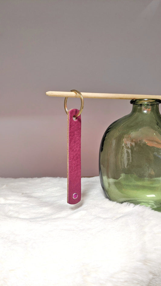 Le Porte-clé personnalisé - Prune