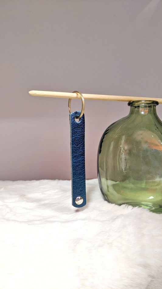 Le Porte-clé personnalisé - Irisé Pétrole