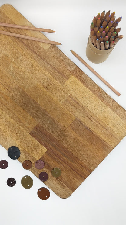Atelier Créatif Maroquinerie - Personnalisation Barrette à Cheveux Cuir